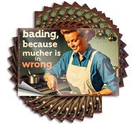 Car Stickers and Decals Vintage Kitchen Fun: Cooking Up A Storm with Style! Stickers 10Pcs Toolbox Stickers and Decals Decal Stickers for Car(6X9CM)