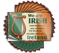 Car Stickers and Decals We are Irish: A Cultural Pride Declaration Stickers 10Pcs Toolbox Stickers and Decals Decal Stickers for Car(12X18CM)