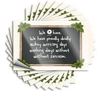 Car Stickers and Decals We Have Proudly Duly Acikry Wreising Days Working Dalys Without S Stickers 10Pcs Toolbox Stickers and Decals Decal Stickers for Car(6X9CM)