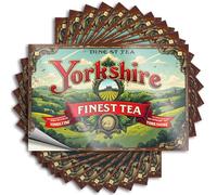 Car Stickers and Decals Yorkshire'S Finest Tea: A Taste of Nature's Elegance Stickers 10Pcs Toolbox Stickers and Decals Decal Stickers for Car(6X9CM)