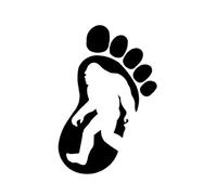 Car Stickers Decor Motorcycle Decals Sasquatch Big Foot Stickers Decorative Accessories and Sunscreen(11,30CM)
