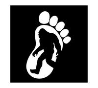 Car Stickers Decor Motorcycle Decals Sasquatch Big Foot Stickers Decorative Accessories and Sunscreen(22,30CM)