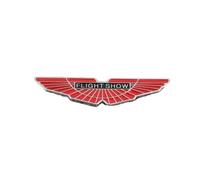 Car Stickers for Aston Martin Vantage/DB12/DBX/Vanquish/Valhalla/Valour, Car Logo Stickers, 3D Logo Stickers, Body Badges,Red