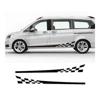 Car Stickers, for Benz Vito V Class Viano W638 W639 W447 Marco, for Polo EQV Camper Van Vinyl Decals Auto Tuning Accessories Car Side Skirt Stickers