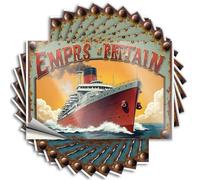 Car Stickers for Men Empress of Britain: A Grand Maritime Journey Stickers 10Pcs Car Window Stickers Car Decals(8X12CM)