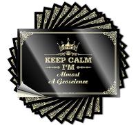 Car Stickers for Men Keep Calm I'm Almost A Geoscience Stickers Decals for Cars Funny Sticker(6X9CM)