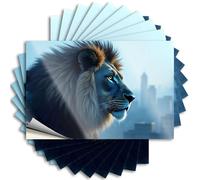 Car Stickers for Men Lion in The City Skyline Sticker 10Pcs Car Stickers Funny Stickers for Cars(8X12CM)