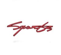 Car Stickers for Seat Leon SC,Metallic Weather Resistant Custom Letters Number Car Stickers Weatherproof Car Emblem Decals without Scratching Painting off Car Accessories,Red