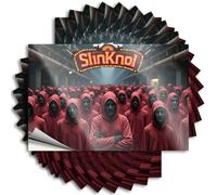 Car Stickers Funny Sleek Shadows: The Haunting World of Slinknol Stickers 10Pcs Garage Signs for Men Funny Car Stickers Christmas(8X12CM)