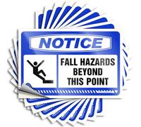Car Stickers Notice Fall Hazards Beyond This Point Stickers 10Pcs Funny Sticker Cave Man Bar(12X18CM)