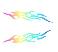 Car Stickers - Reflective Adhesive Car Decals | Waterproof Colorful Reflective Stickers | Auto Exterior Decoration Accessories Vinyl Car Decal Stickers | Multicolored Car Hood Sticker For Vehicle Hood