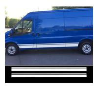 Car Stickers Van Camper Motorhome RV Cargo Body Side Stripes Decoration Graphics Vinyl Film Decor Decals Auto Tuning Accessories Car Side Skirt Stickers