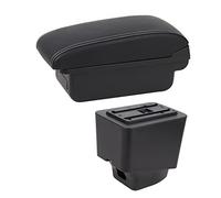 Car Storage Box Armrest Box For Captur For Kaptur 2018 2019 2020 2021 Leather Arm Rest Center Console Storage USB Armrest Box