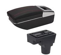 Car Storage Box, Compatible with Sonic, For Aveo Armrest Armrest Box Car Retrofit Parts Interior Storage Box USB Car Arm Rest Car Storage Box