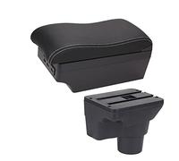 Car Storage Box For Kia For Rio 4 For X X-Line Armrest Car Armrest Box Russi Car Accessories Interior Details Curved Surface USB 2016-2021 Armrest Box