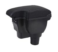 Car Storage Center Console For Hyundai For Forsolaris For Solaris 2 For Accent For Verna Armrest Storage Box Car Auto Accessories(B3 Real Corium)