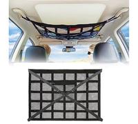 Car Storage Net for Audi Q4 Q6 SQ6 Q8 e-tron/Q4 Q6 Q8 Sportback e-tron, Roof Lining Storage Net Bag, Luggage Storage Net Bag,90 * 65