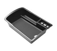 Car Storage Tray Compatible With Genesis For Gv80 2021-2024 Center Console Organizer Interior Accessories Armrest Secondary Storage Box Components(Black)