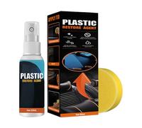 Car Strip Agent - 50 ml Black Renovation Agent | With Sponge For Detailing And Renovation Finishes, Dashboard, Steering wheel, Armrests, Upholsters, Motorcycles