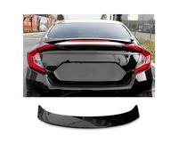 Car Style ABS Car Rear Roof Boot Tail Light Trunk Spoiler For Civic 2016 2017 2018 2019 2020 Decoration Accessories(Black)