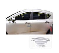 Car Style Side Window Deflector Visor Vent Cover Compatible For Geely Emgrand GS 2016 + Wind Weather Shield Sun Rain Screen Awning Shelter(10pcs)