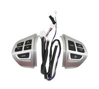 Car -styling Buttons FOR Mitsubishi For ASX Multi-function Steering Wheel Control With Cables Multifunction Steering Wheel Switch Cruise Control(Silver Black)