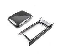 Car Styling Carbon Texture Center Control Armrest Storage Box Base Frame Cover Trim For A4 B9 A5 2017-2021 Hand Support