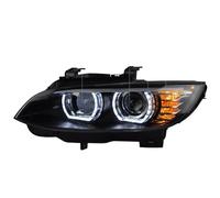 Car Styling Case Compatible For BMW M3 328i 335i 330i E92 E93 2006-2012 Headlights Headlight H7 D2H Angel Eye Bi Xenon Beam(No Bulb In Low Beam)