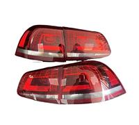 Car Styling Case Compatible With Touareg Taillights 2011-2017 LED Tail Lamp LED Rear Lamp(A set black)