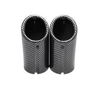 Car Styling For E30 E36 E46 E90 E91 E92 E93 F30 320i 325i 328i M Power Car Exhaust Pipe Muffler Tip Turbo Sound Whistle Auto(2pcs Carbon Fiber)