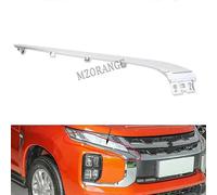 Car Styling for Mitsubishi ASX RVR 2020-2022 Chrome Strip Front Bumper Bar Trim Bump Fog Light Cover Shaper ABS Car Accessories right upper
