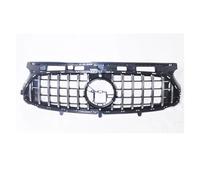 Car Styling Grills For H247 GLA Class 2020-2024 GLA220 GLA250 GLA35 GLA45 GT R Style Upper Bumper Hood Mesh Grid(Silver)