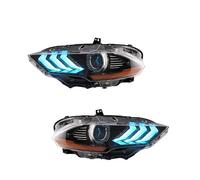 Car Styling Head Lamp Compatible For Ford Mustang 2018 2019 2020 2021 Car Headlight Assembly Hi Low Beam DRL Tuning Light Plug And Play(Look 5 Modes)