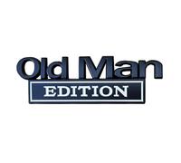 Car Styling Letters Logo Emblem for Old Man EDITION,Car Rear Trunk Badge Sticker Decal Exterior Decor,B