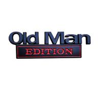 Car Styling Letters Logo Emblem for Old Man EDITION,Car Rear Trunk Badge Sticker Decal Exterior Decor,C