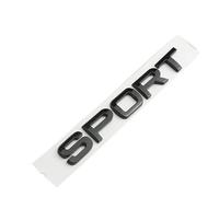 Car Styling Metal Letters Logo Emblem for Rover Range Rover Sport Discovery Spor,Emblems Decals Sticker Rear Trunk Badge Sticker Decal Decoration Accessories,bla-ck