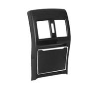 Car Styling Rear Air Conditioning Vent Air Outlet Trim Cover Sticker For Mercedes For Benz A GLA CLA Class W176 X156 C117(Black Carbon fiber)
