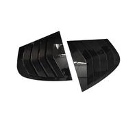 Car Styling Rear Window Louvers For E90 3 Series 320i 325i 320d 330i 335i 2005-2012 Rear Triangle Window Shade Spoiler(Gloss Black)
