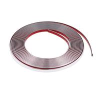 Car Styling Strip Chrome Trim Tape 0.47"*16 feet Flexible Strip Moulding DIY Self Adhesive Detail Side Exterior Edge Protect Sticker Truck Caravan Van Boats Cars