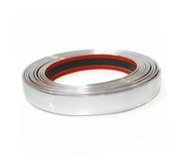 Car Styling Strip Chrome Trim Tape 0.79"*16 feet Flexible Strip Moulding DIY Self Adhesive Detail Side Exterior Edge Protect Sticker Truck Caravan Van Boats Cars