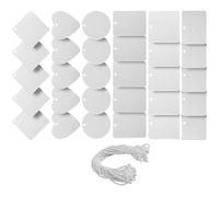 Car Sublimation Air Freshener Felt Blanks Replacement Set | White Double Sided Print Sheets, Fragrance Absorbent, for Heat Press Use, Gym Bags and Laundry Rooms