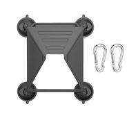 Car Suction Cup Mount for Starlink Mini, Starlink Mini C-ar Roof Mount,2 in 1 Satellite Mounting Kit & Protective Silicone Case with 4 pcs Strong Suction Cups for Car Window, Sunroof, RVs,Road Trip