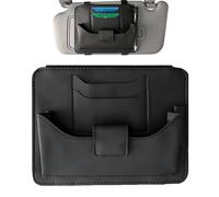 Car Sun Protection Organizer | Storage Bag with Many Practical Pockets | Sun Protection Organizer Adapted to Trucks | Suitable for Drivers Men and Women in Passenger Cars as well