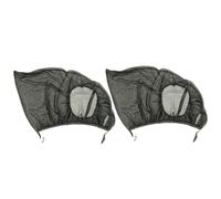 Car Sun Shade, 2Pcs 51 Inch Breathable Mesh Car Window Shade Screen for Camping Bugs UV Rays Protection Black Sun Screen for Window
