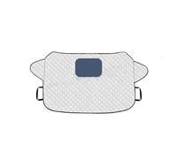 Car Sun Shade Car Snow Shield Universal Windshield Snow Cover Sunshade Protection Cover With Windproof Strap Anti-Thief Design Foldable Cover Visor Sunshades