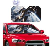 Car Sun Shade Foldable Windshield Sun Visor Protector astronaut Windshield Sun Shade Car Front Window Sunshades for Most Sedans SUV Van Truck Auto Accessories M