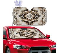 Car Sun Shade Foldable Windshield Sun Visor Protector Native American Windshield Sun Shade Car Front Window Sunshades for Most Sedans SUV Van Truck Auto Accessories S