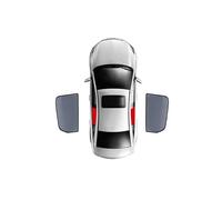 Car Sun Shade For City For Sedan Mk6 2014-2020 Magnetic Car Sunshade Visor Front Windshield Curtain Rear Side Window Sun Shade Magnetic Car Sunshades(2PCS Rear)