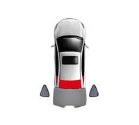 Car Sun Shade For Jazz GE 2007-2014 Magnetic Car Rear Side Baby Window SunShade Shield Front Back Windshield Curtain Sun Shade Visor(3PCS Train Back)