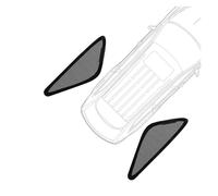 Car Sun Shade For JEEP For Wrangler Sahara 4Door 2019-2024 Car Window Curtains Sunshield For Shadow Mesh Glass Shading Sun Protection(Triangular Windows)